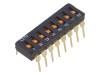 A6T8102, Переключатель: DIP-SWITCH; Кол-во секций: 8; ON-OFF; 0,025A/24ВDC, Omron