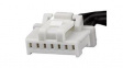 15133-0703 Pico-Clasp-to-Pico-Clasp Off-the-Shelf (OTS) Cable Assembly Single Row 300.00mm Length 7 Circuits White
