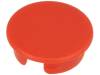 A4131002, Заглушка; ABS; красный; распорным стержнем; Форма: круглая, OKW