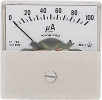 KF-66A 1 MA DC, Analogue Display 66 x 57 mm 0...1 mADC, Fujita Electric