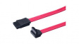AK-400104-005-R Angled SATA Connection Cable 500mm Red