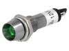 IND8-12G-B, Индикат.лампа: LED; вогнутый; 12ВDC; Отв: O8,2мм; IP40; под пайку, Ninigi