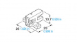 PM-T64P U-Shaped Photoelectric Sensor, Fork Light Barrier, 0...5 mm