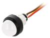 LRY-D20-24AC/DCWK Индикат.лампа: LED; выпуклый; 24ВDC; 24ВAC; Отв: O13мм; IP40