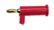 BU-P2945-2 Banana Plug, Red, 5A, 1kV, Gold