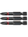 T4560 PH2LD, Насадка; Phillips; PH2; 50мм; Монтаж: 1/4" (E6,3мм); 3шт; Torsion, C.K Tools (Carl Kammerling brand)