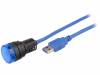 CM22-USB Гнездо USB; 22мм; IP65; Цвет: бежевый; -20?60°C; Отв: O22,5мм