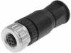 43-00092, Вилка; М12; PIN:4; "мама"; код A-DeviceNet / CANopen; на провод, Conec