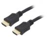 CC-HDMI4L-0.5M Кабель; HDMI 2.0; вилка HDMI,с обеих сторон; 0,5м; черный; 30AWG