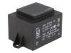 BV EI 482 1241, Трансформатор: залитый; 12ВА; 230ВAC; 15В; 800мА; Монтаж: на плату, Hahn