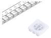 FYLS-5050PUR3C, LED; SMD; 5050,PLCC6; красный; 6(тип)лм; 810-2225мкд; 5,4x5x1,5мм, FORYARD