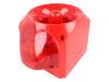 PNV-0006, Сигнализатор: светозвуковой; 24ВDC; Цвет: красный; IP66; -25?70°C, Klaxon