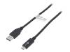 41073, Кабель; USB 3.1; вилка USB A,вилка USB C; 0,5м; черный; 10Гбит/с, Goobay