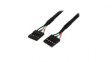 USBINT5PIN USB IDC Motherboard Header Cable 500mm Black