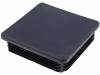 FIX-ST-100X100BK, Заглушка; для профилей; H:29мм; Мат-л: ПВД; L:100мм; Выс:2?4мм, FIX&FASTEN