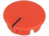 A4123102, Заглушка; ABS; красный; распорным стержнем; Указатель: черный, OKW
