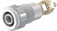 23.3020-29 Safety Socket diam.4mm White 32A 1kV Gold-Plated
