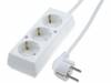 PS-370S-10.0, Сетевой удлинитель; Schuko; Гнезда:3; ПВХ; белый; 3x1мм2; 10м; 10А, JONEX