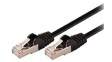VLCP85121B05 Patch Cable CAT5e SF/UTP 0.5 m Black