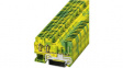 3042120 ST 2,5-TWIN/ 1P-PE feed-through terminal block, 0.08...2.5 mm2 green-yellow