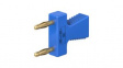 63.9354-23 Jumper Plug diam. 2mm Blue 10A 70V Gold-Plated