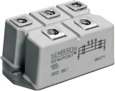 SKB52/04, Диодный мост; 400В; 50А; G35,SEMIPONT3; на провод, SEMIKRON