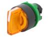 ZB5AK1353 Switch: rotary; 3-position; 22mm; orange; Illumin: LED; IP66; O22mm