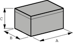 SC 172, Universal housing grey white 280 x 170 x 60 mm ABS, Rolec