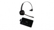 AXH-PRX3M NC Headset Pime X3 with Docking Station, On-Ear, Wireless/Bluetooth/USB, Black