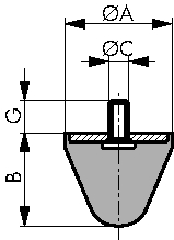 512307, Conical damper, Paulstra