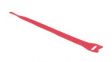 130-00014 Hook and Loop Cable Tie 200 x 12.5mm Polyamide 6.6/Polypropylene Red