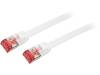 CF2071S, Patch cord; U/FTP; 6; многопров; CCS; ПВХ; белый; 5м; 32AWG, LOGILINK