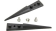 A00CF Kit of 2 Carbon Fiber Tips and 3 Screws ESD Straight/Strong/Thick 40 mm