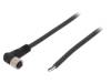 SAIL-M8BW-4-10U, Соединительный кабель; M8; PIN: 4; угловой; 10м; вилка; 30ВAC; 4А, Weidmuller