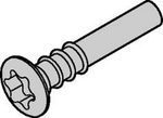 24812-501 [100 шт], Torx countersunk screw PU=100 ST, Schroff