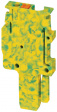 PP-H 1,5/S/1-L GNYE Push-In-Plug, клеммная колодка желто-зеленый 0.14...1.5 mm²