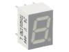 TDSO1150, Дисплей: LED; 7-сегментный; 7мм; красно-оранжевый; 0,45-3мкд; анод, Vishay