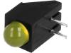 L-73JB/1YDA, LED; в корпусе; Кол-во диод:1; 4,8мм; THT; желтый; 5-20мкд; 60°, Kingbright