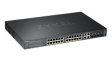 GS2220-28HP-EU0101F PoE Switch, Layer 2 Managed, 1Gbps, 375W, RJ45 Ports 28, PoE Ports 24