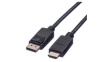 11.04.5779 Video Cable, DisplayPort Plug - HDMI Plug, 1920 x 1200, 1.5m