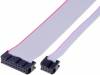 FC10600-0, Шлейф с разъемами IDC; 10x28AWG; Ш.шлейфа:1,27мм; 0,6м, Amphenol