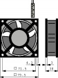 8550 V Осевой вентилятор для переменного тока 80 x 80 x 38 mm 230 VAC