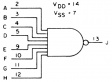 HEF 4068 BT Логическая микросхема 8-Input NAND/AND Gate SO-14