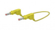66.9407-02524 Safety Test Lead 2mm Yellow Nickel-Plated