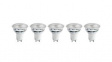 145230 [5 шт] LED Bulb 4.5W, 240V, 2700K, 350lm, GU10, 54mm, Pack of 5 pieces