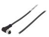 SAIL-M12BW-5-3.0U, Соединительный кабель; M12; PIN: 5; угловой; 3м; вилка; 125ВAC; 4А, Weidmuller