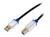 BUAB320 Кабель; USB 3.0; вилка USB A, вилка USB B; 2м; черный