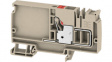 1988190000 AAP12 10 LO RD terminal block push-in, 0.5...10 mm2 800 v 57 a beige/red