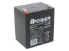 BPE 5-12 T2, Аккум: свиноцово-кислотный; 12В; 5Ач; AGM; необслуживаемый, BPOWER