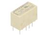 3-1393789-5, Реле: электромагнитное; DPDT; Uобмотки:5ВDC; 0,5A/125ВAC; 5А, TE Connectivity